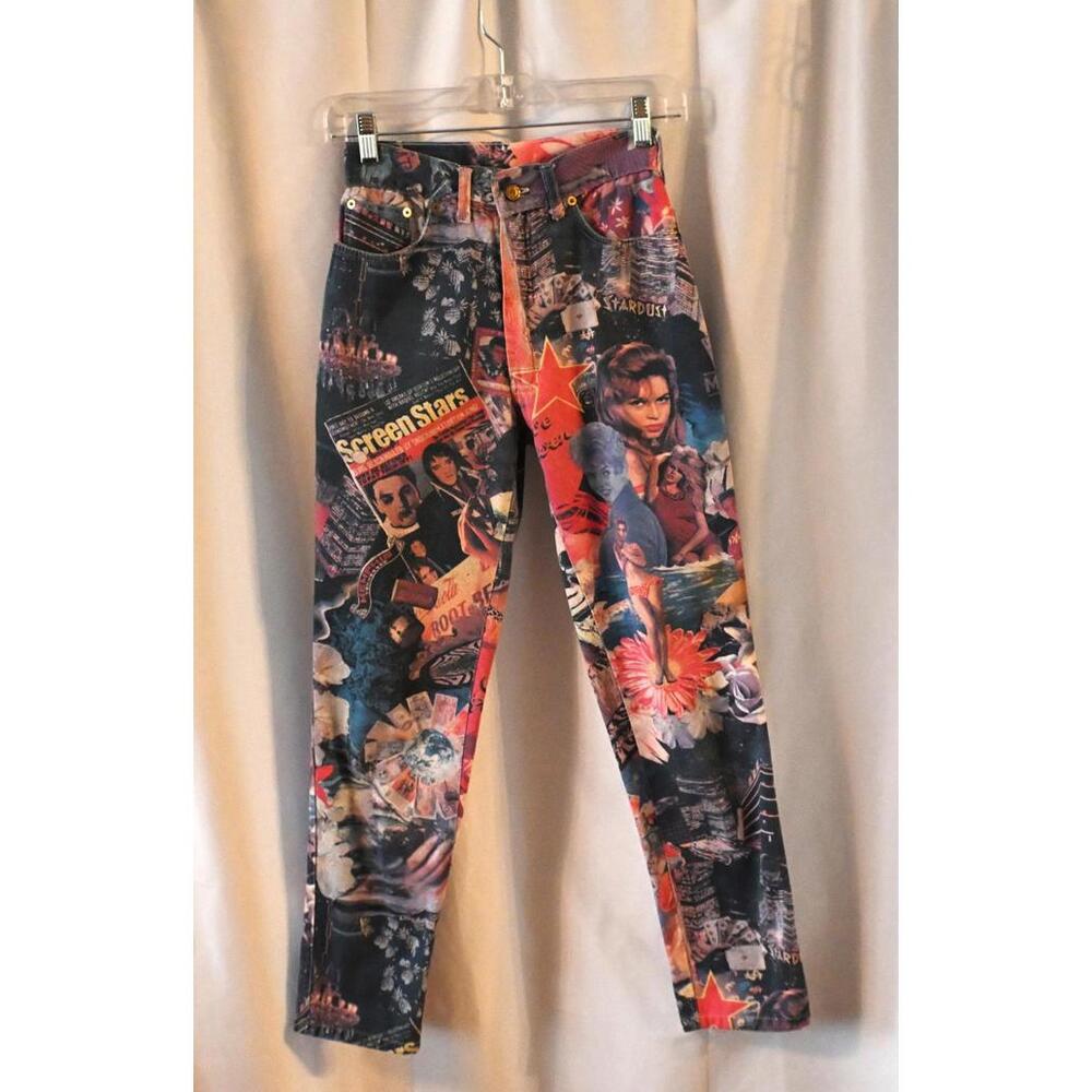 Vintage Modzart London Graphic Print Jeans‎